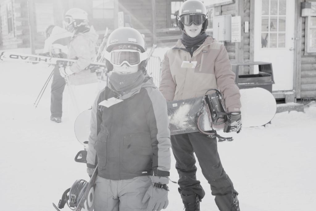 The boys at Snowshoe, WV, 2022